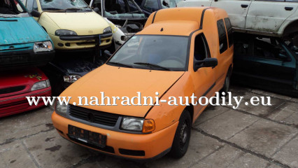VW Caddy oranžová na náhradní díly Praha / nahradni-autodily.eu