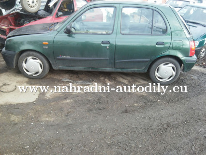 Nissan Micra zelená na díly Plzeň / nahradni-autodily.eu