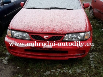 Nissan Almera 1,4 benzín 64kw 1999 červená na díly Brno / nahradni-autodily.eu