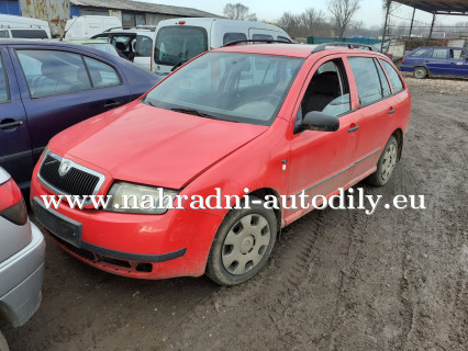 Škoda Fabia červená na náhradní díly Pardubice / nahradni-autodily.eu