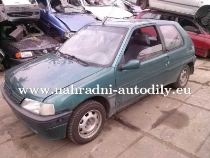 Peugeot 106 zelená na náhradní díly Písek / nahradni-autodily.eu