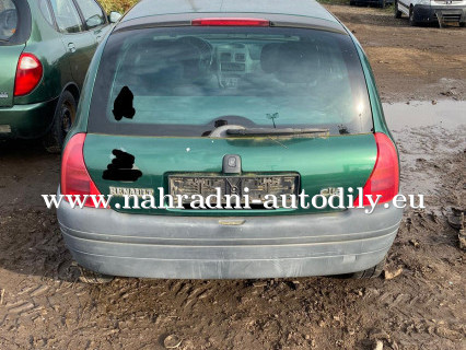 Renault Clio zelená na náhradní díly Pardubice / nahradni-autodily.eu